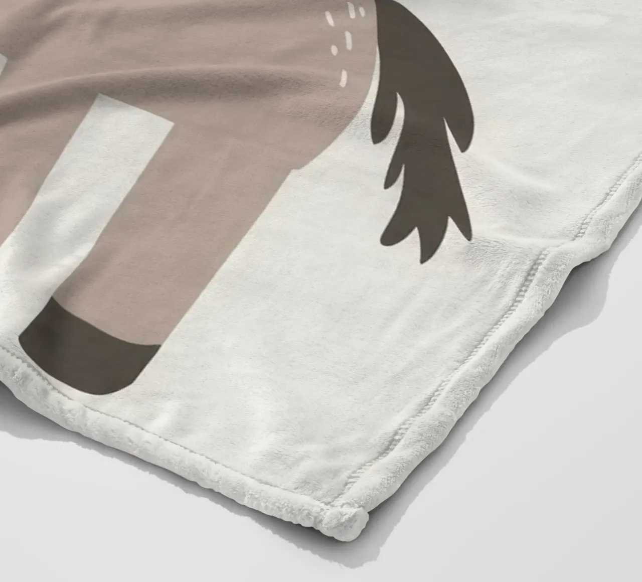 L'asino con il sorriso coperta in pile da DesignDoodle