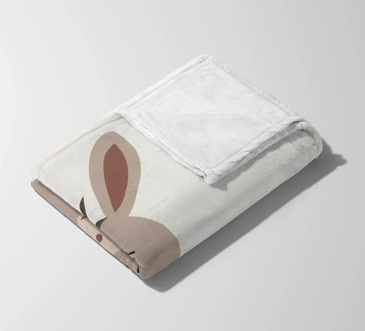 L'asino con il sorriso coperta in pile da DesignDoodle