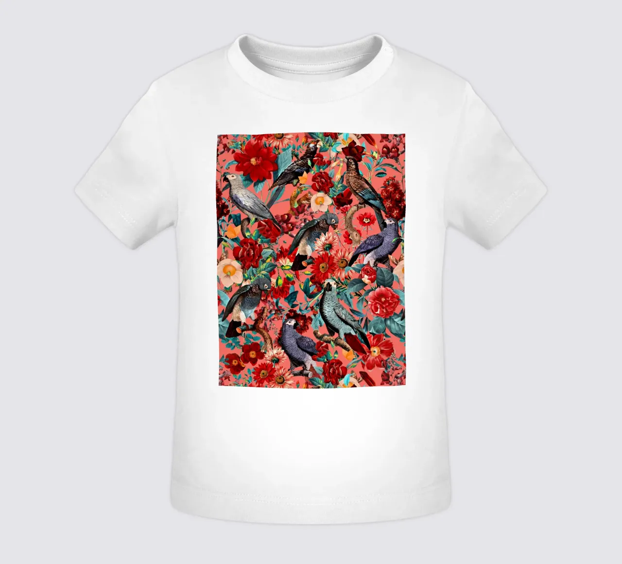 Floral And Birds XIX camiseta de bebé de burcukorkmazyurek