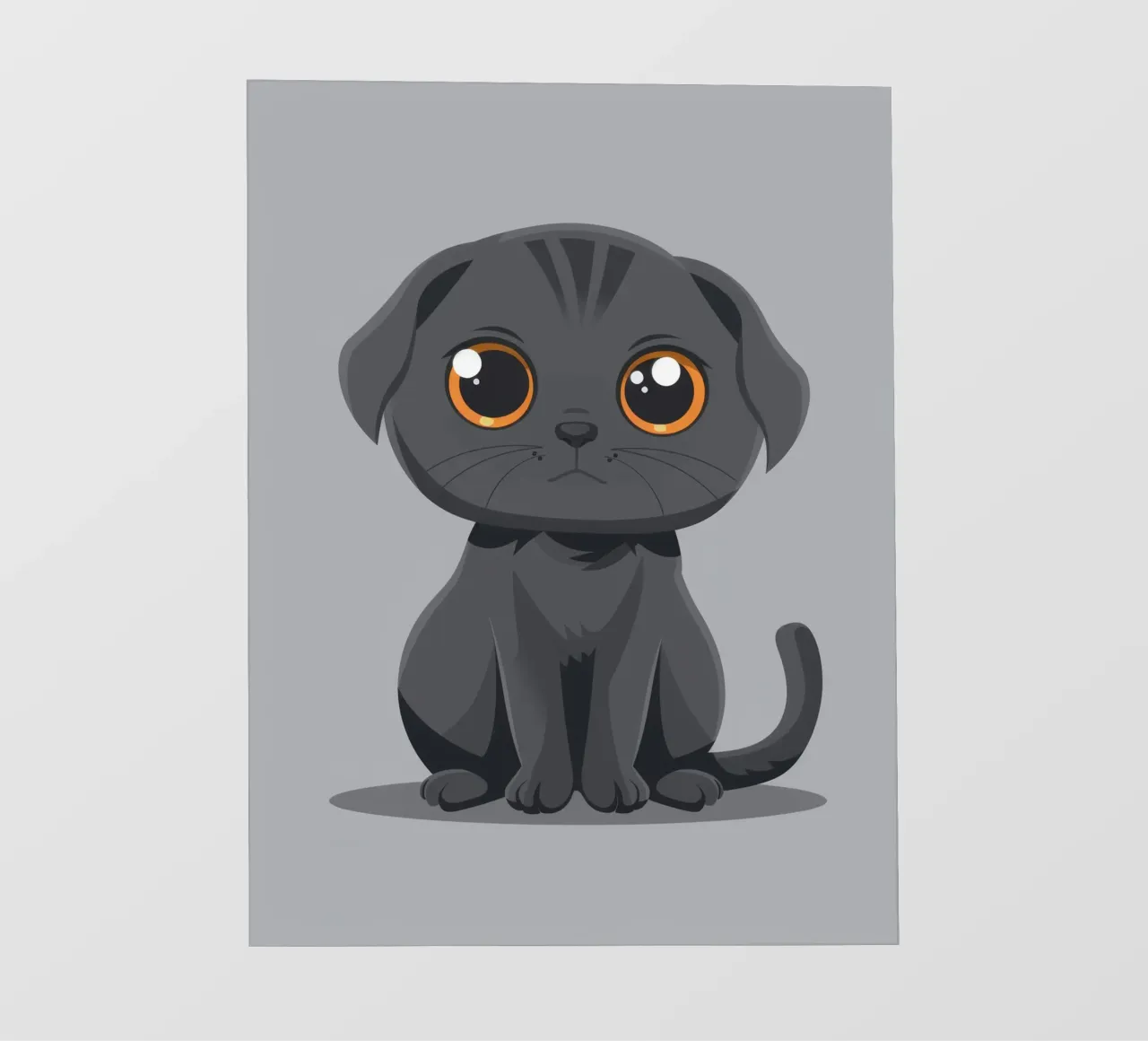 Scottish Fold Serenity pellicola backlit da DesignDoodle