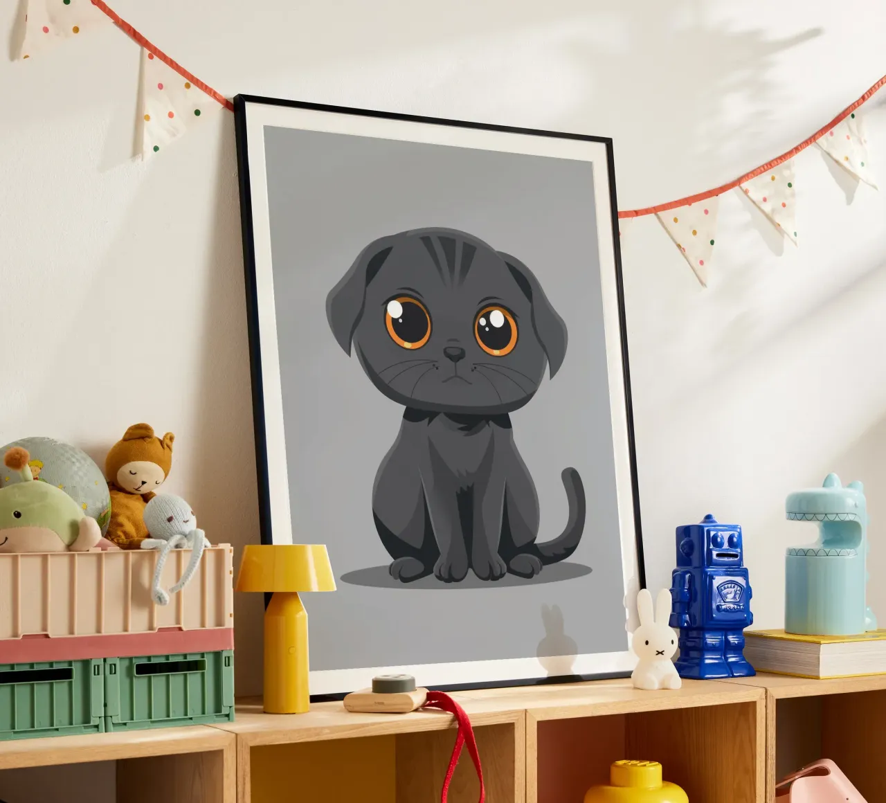 Scottish Fold Serenity carta hahnemühle da DesignDoodle