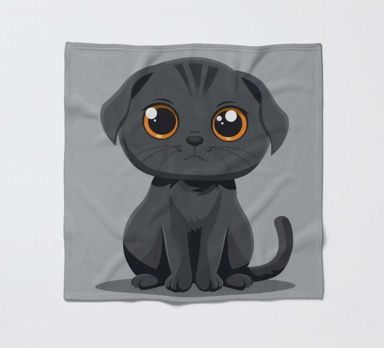 Scottish Fold Serenity coperta in pile da DesignDoodle