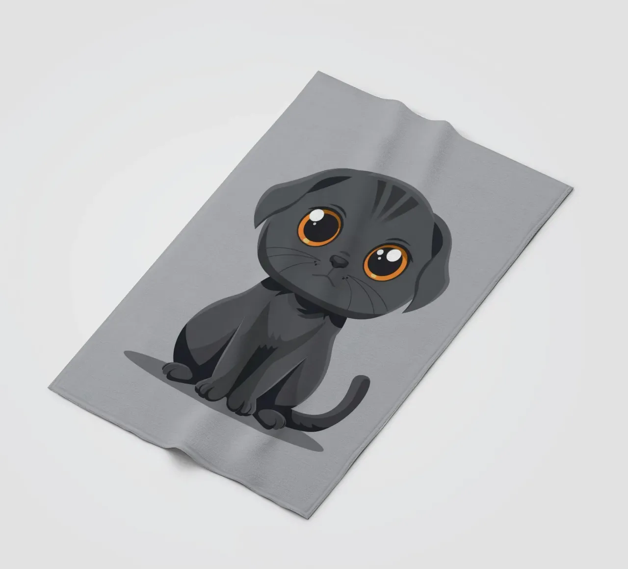 Scottish Fold Serenity coperta in pile da DesignDoodle
