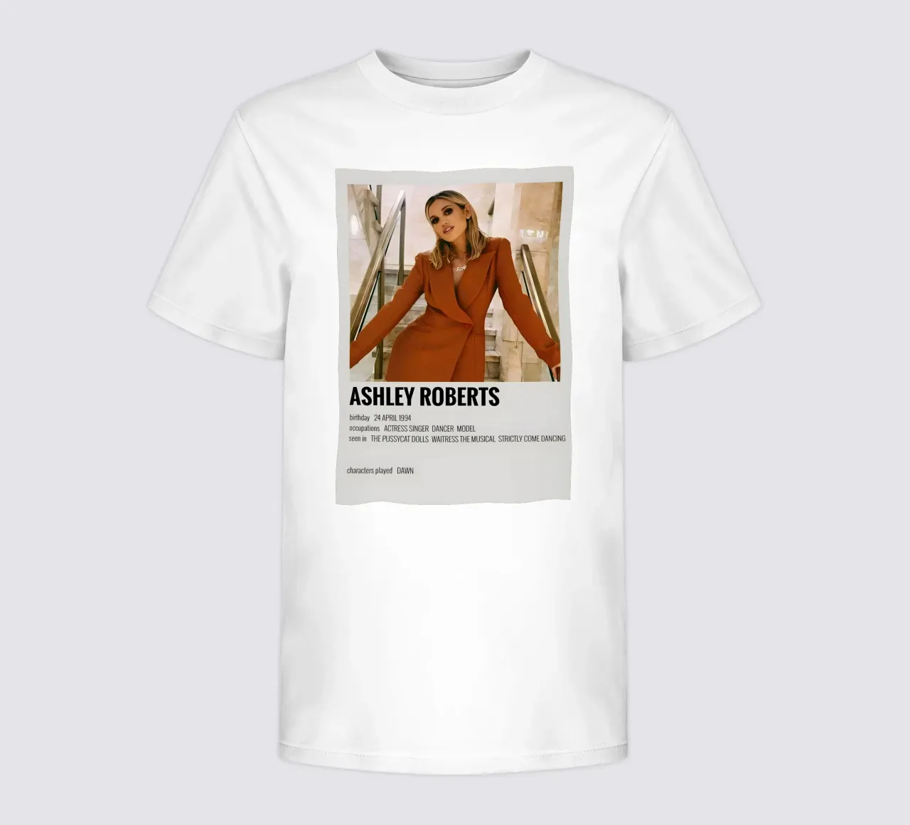 ASHLEY ROBERTS kids t-shirt by MVFminimalist