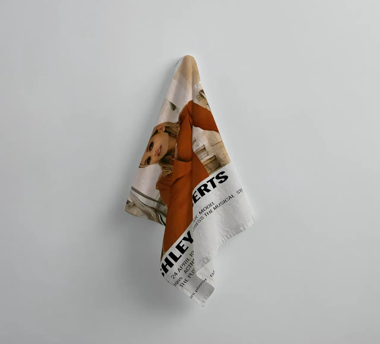 ASHLEY ROBERTS towel by MVFminimalist