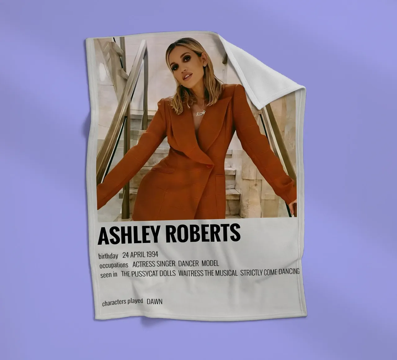 ASHLEY ROBERTS coperta in pile da MVFminimalist