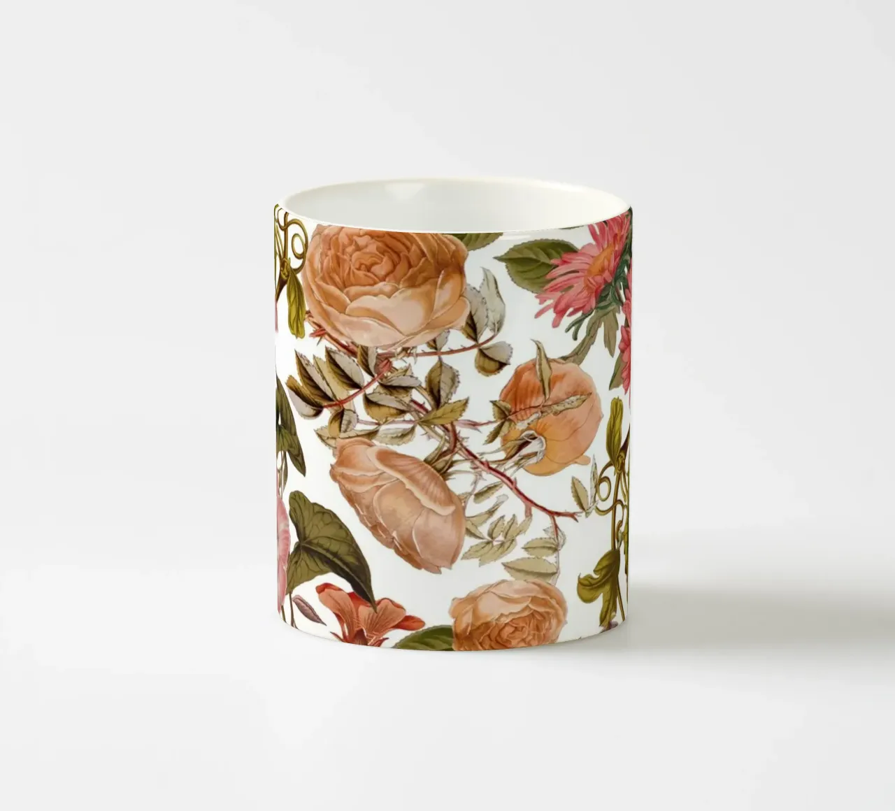 Romantic Garden Keramik Tasse von burcukorkmazyurek