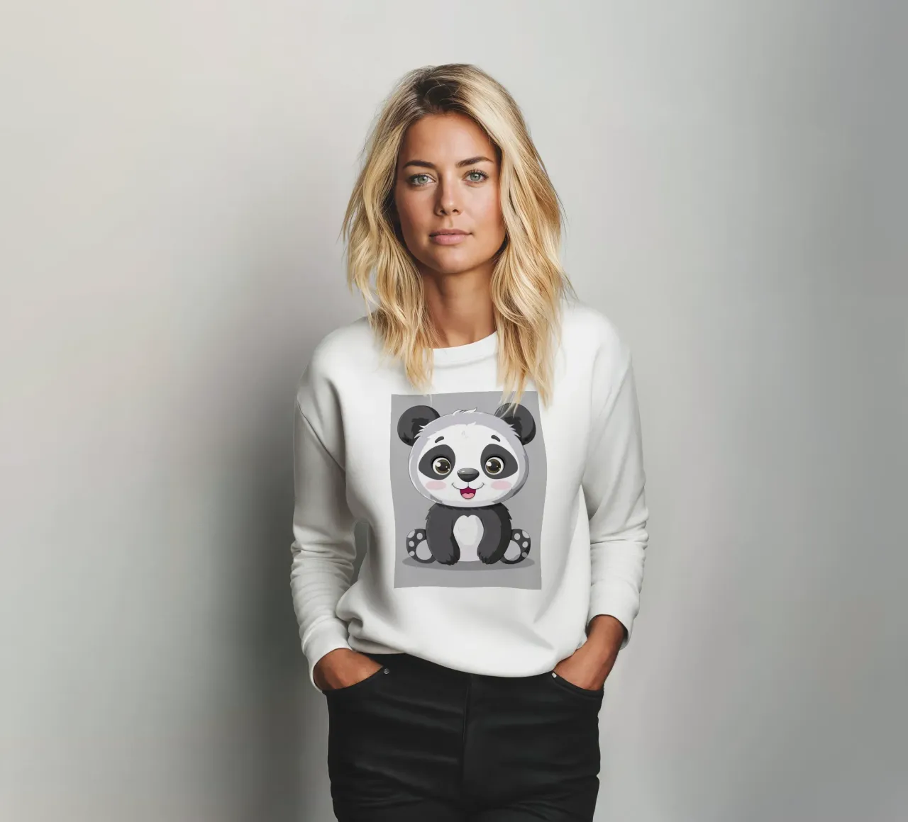 Panda Cuddle felpa da DesignDoodle
