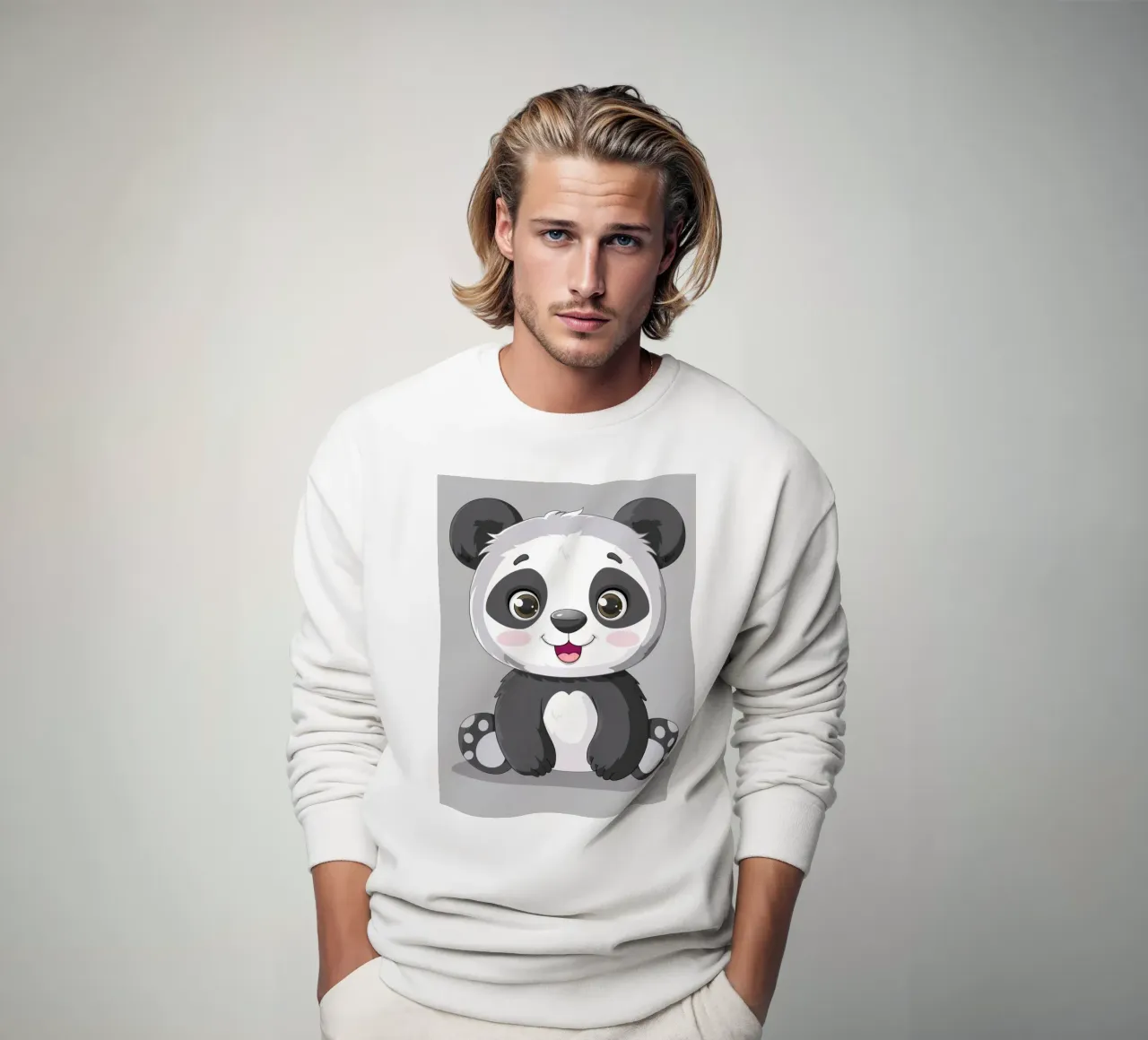 Panda Cuddle felpa da DesignDoodle