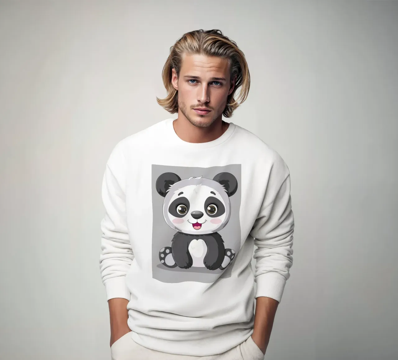 Panda Cuddle felpa da DesignDoodle