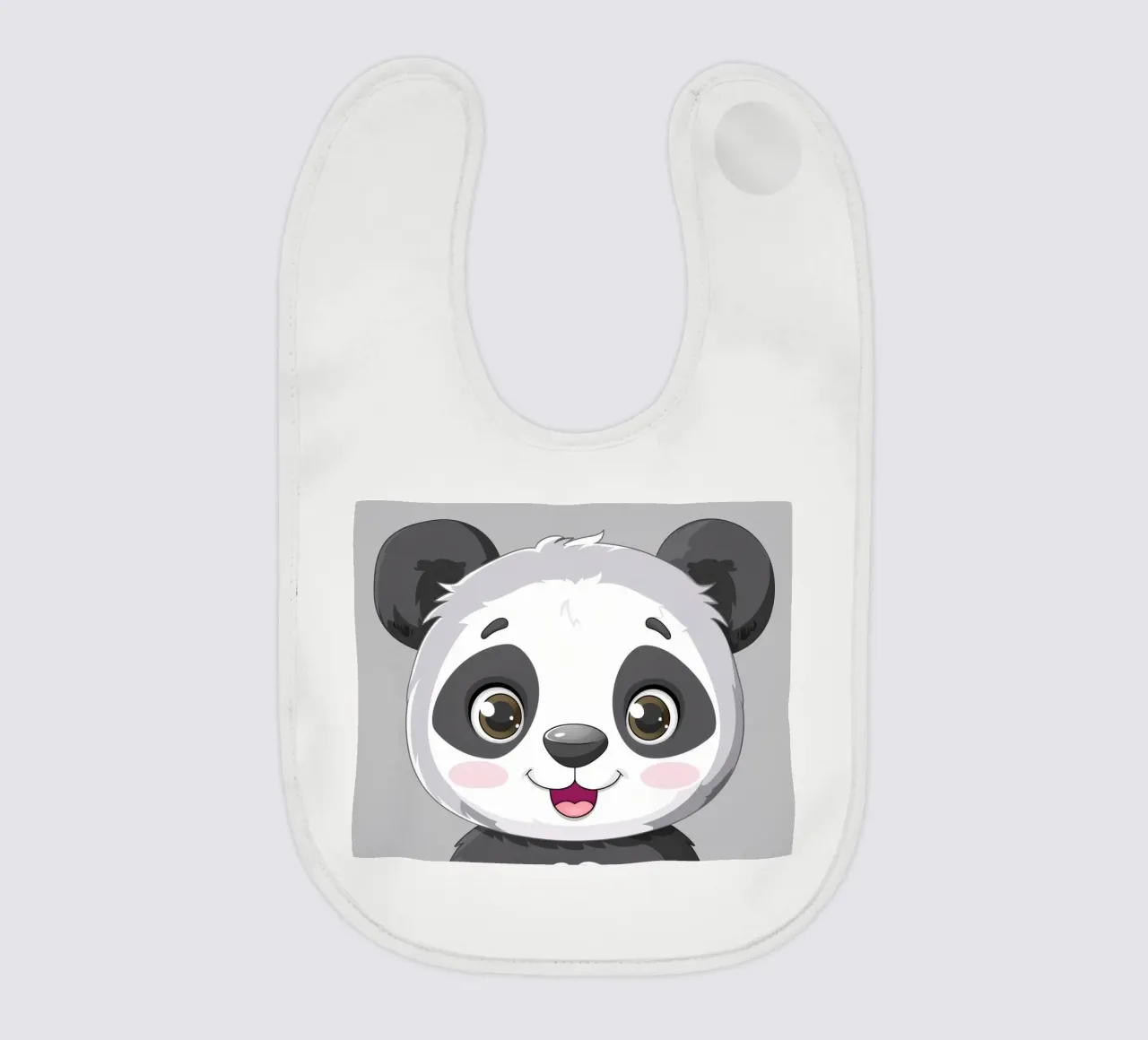 Panda Knuffel baby slabbetje van DesignDoodle