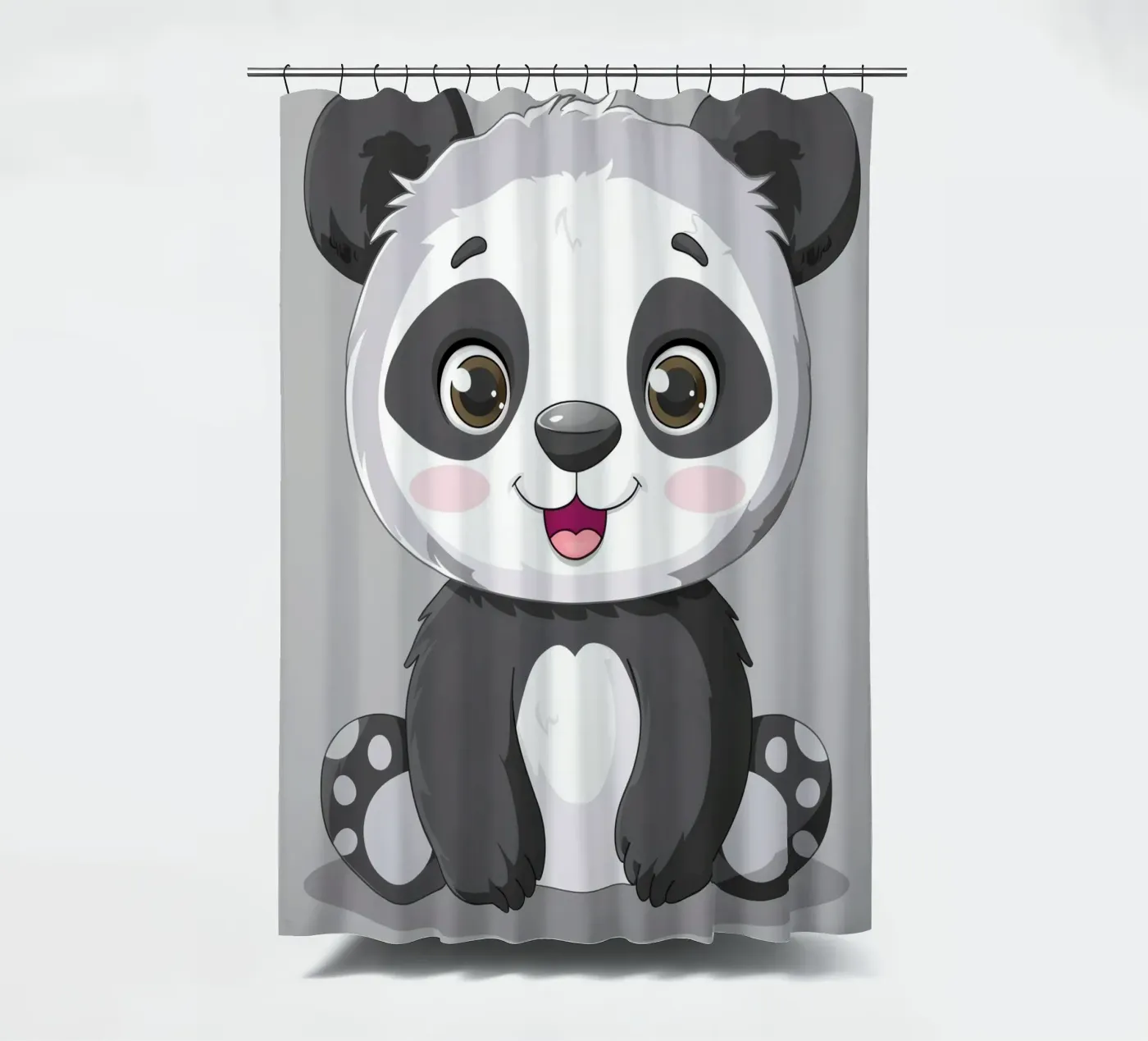 Panda Cuddle Duschvorhang von DesignDoodle