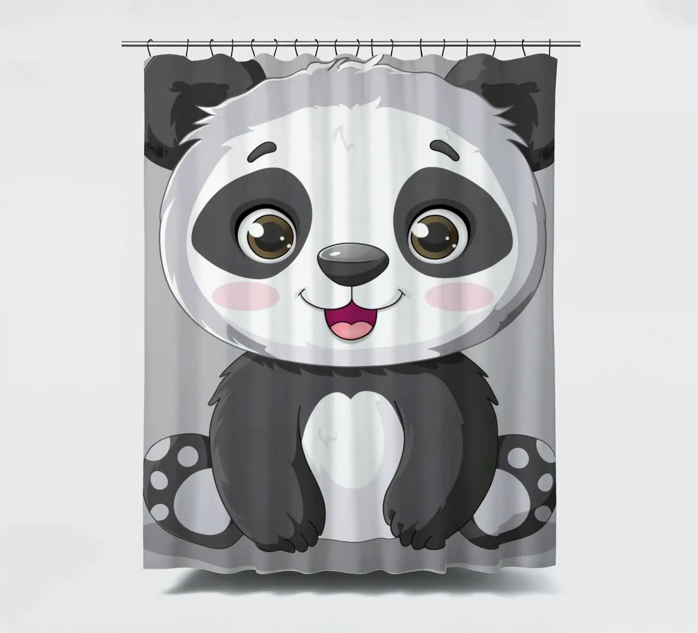 Panda Cuddle Duschvorhang von DesignDoodle