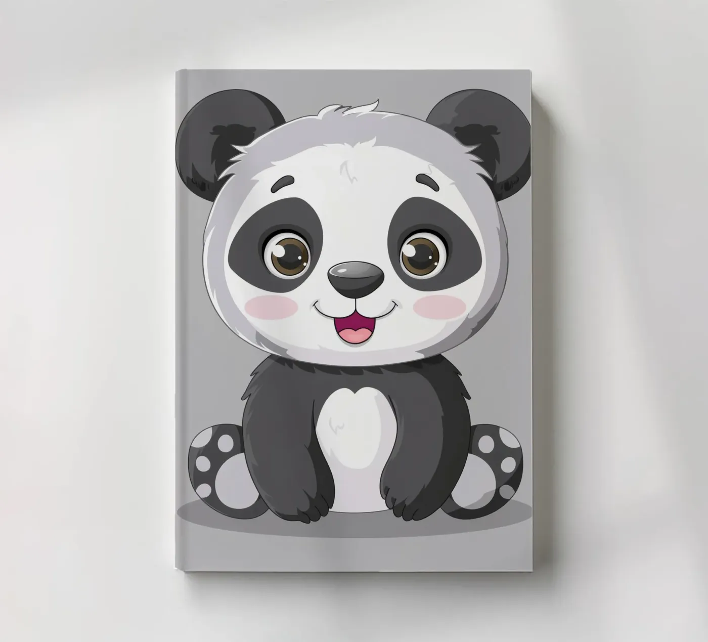 Panda Cuddle notebook by DesignDoodle
