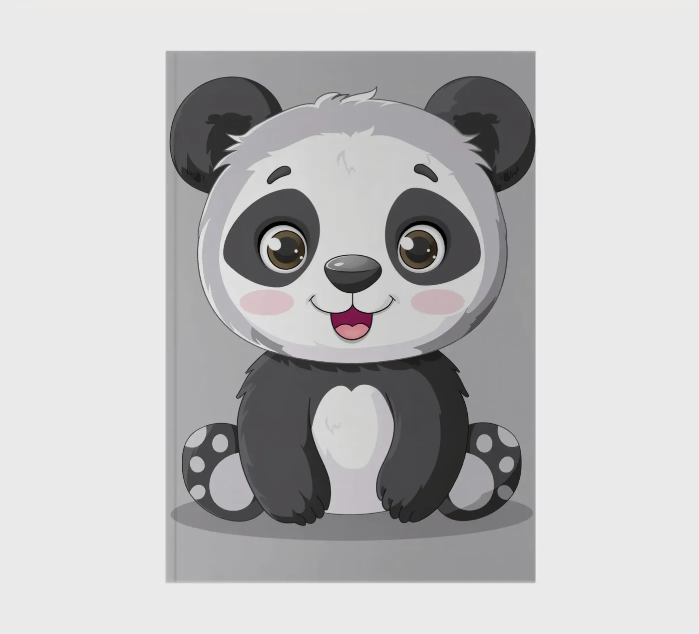 Panda Cuddle notebook by DesignDoodle