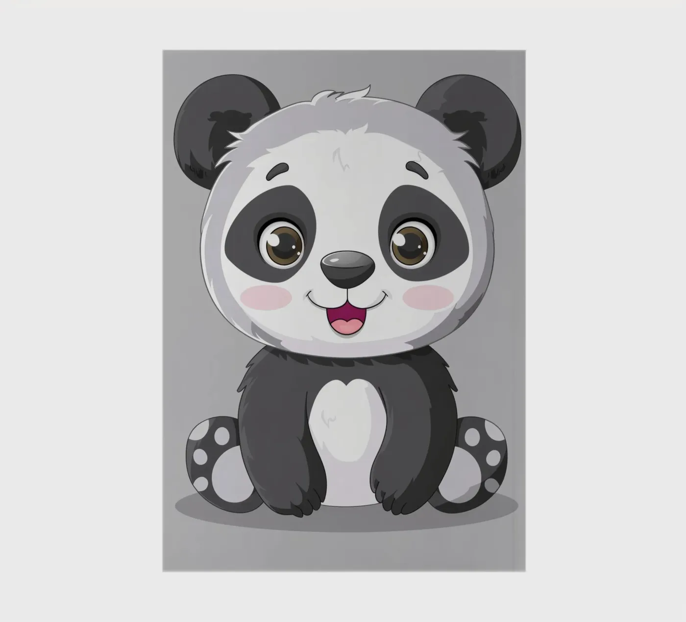 Panda Cuddle notebook by DesignDoodle