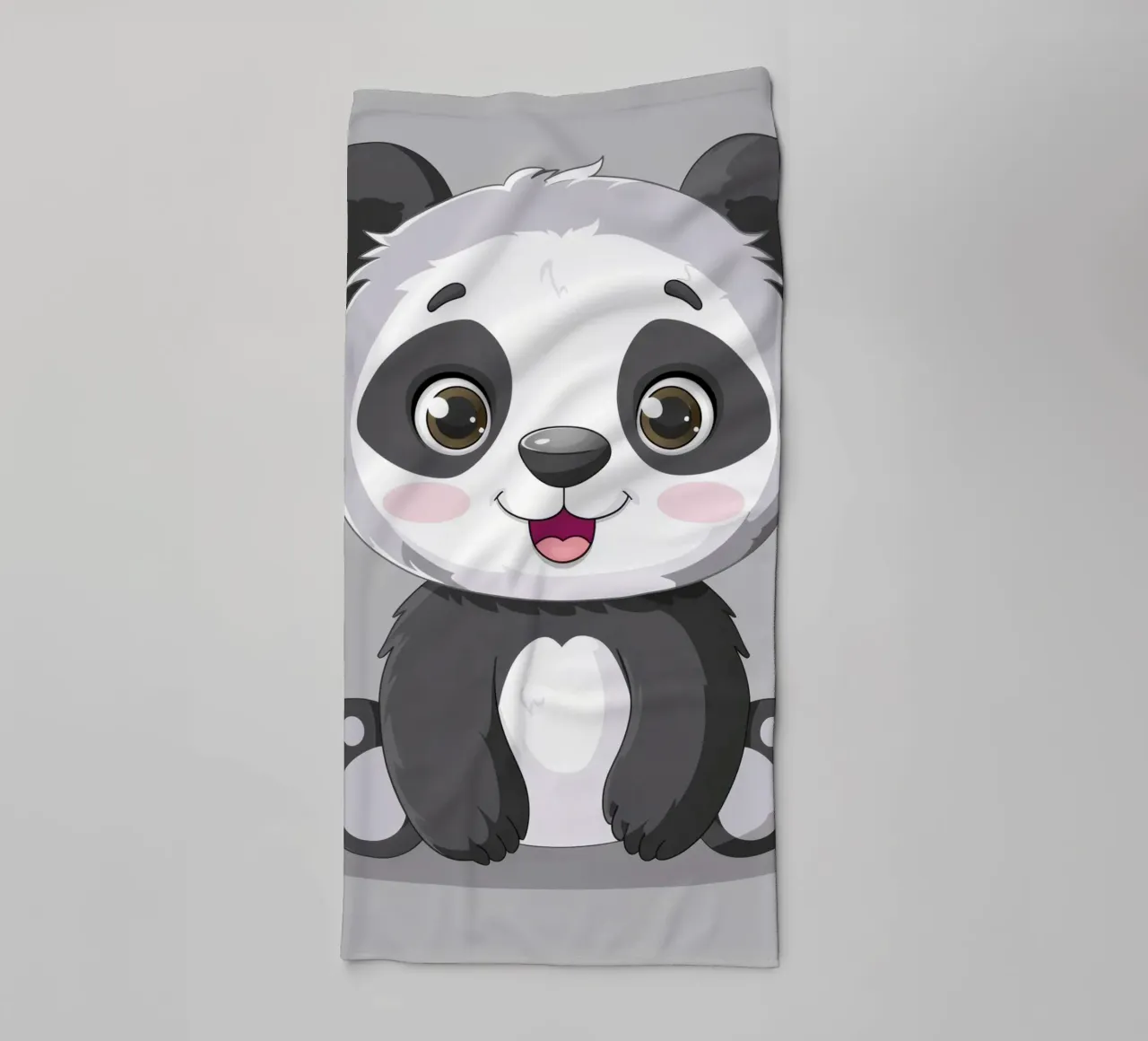 Panda Cuddle towel by DesignDoodle