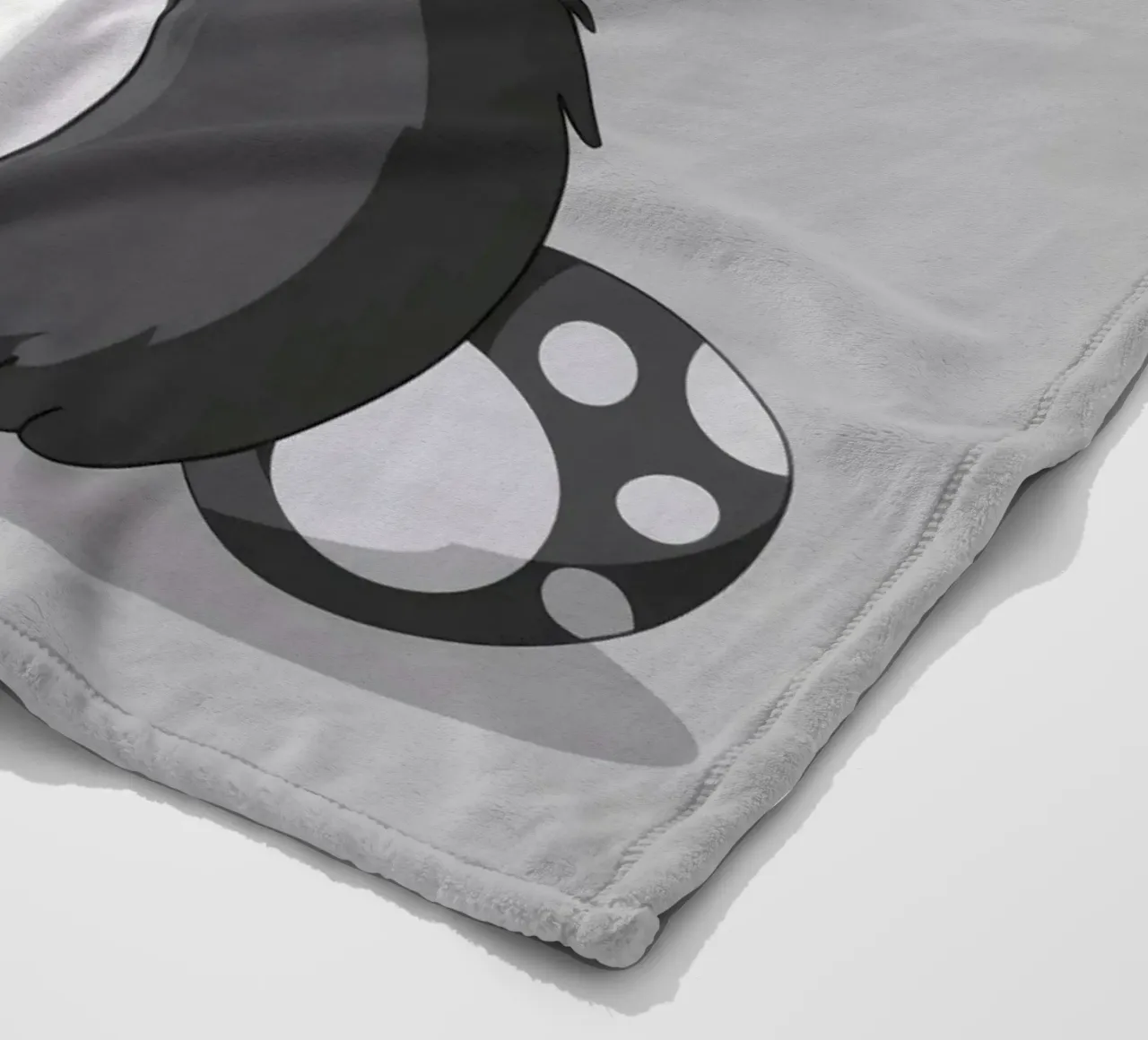 Panda Cuddle fleece blanket by DesignDoodle