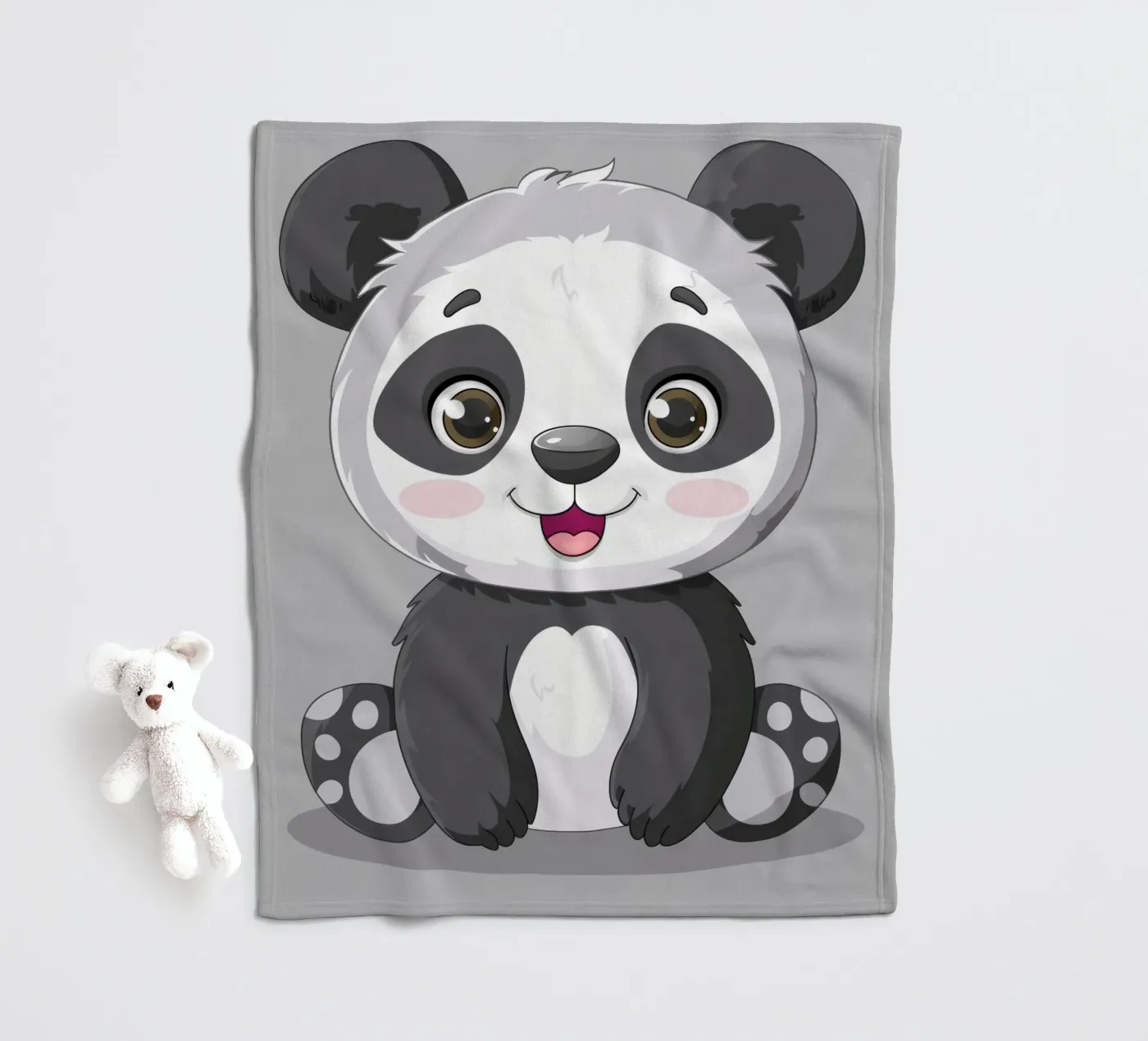 Panda Cuddle coperta in pile da DesignDoodle