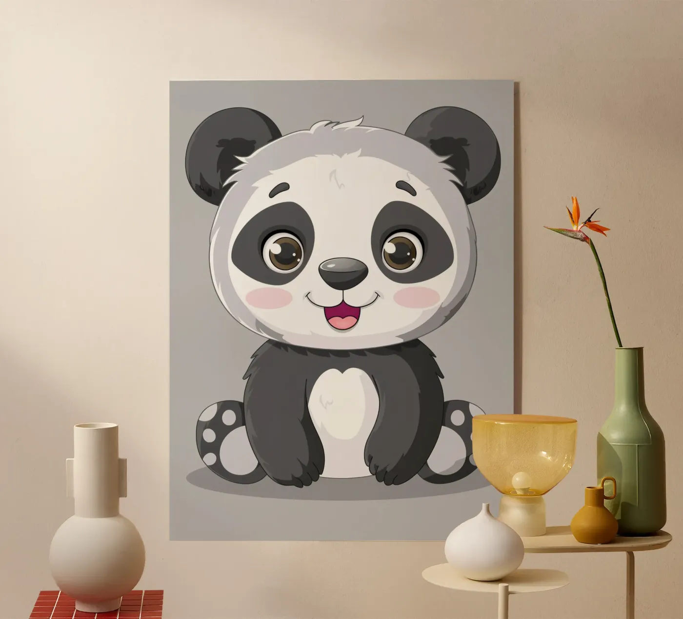 Panda Cuddle plexiglass da DesignDoodle