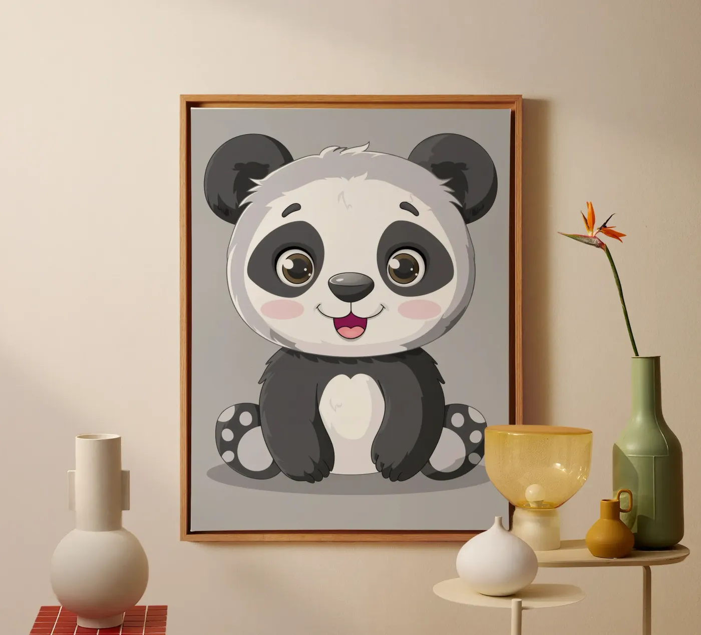 Coccole al panda tela da DesignDoodle