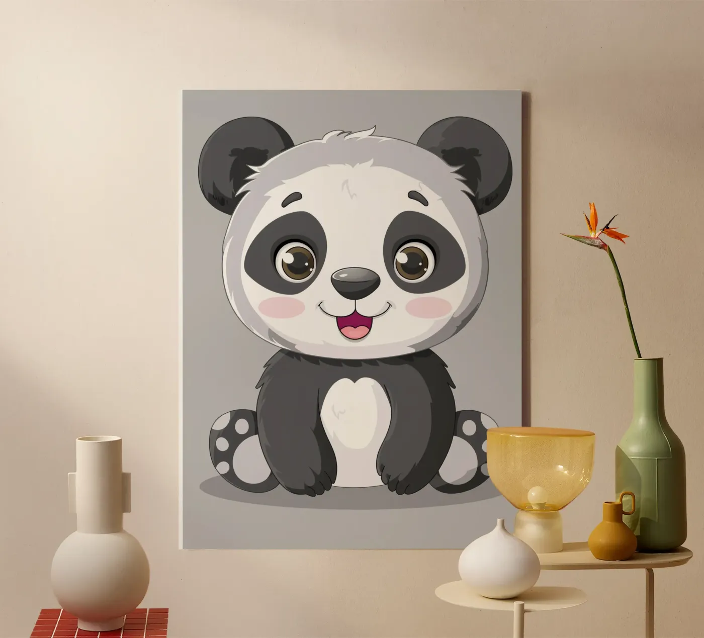 Coccole al panda tela da DesignDoodle