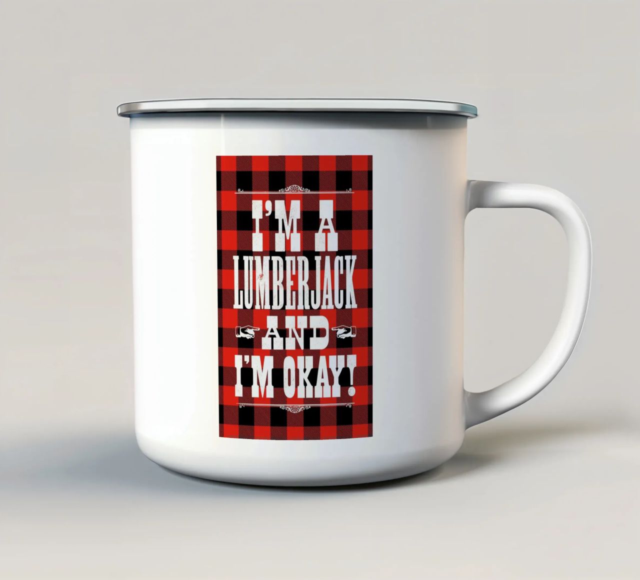 MONTY PYTHON tazza in smalto da The Indoor Type