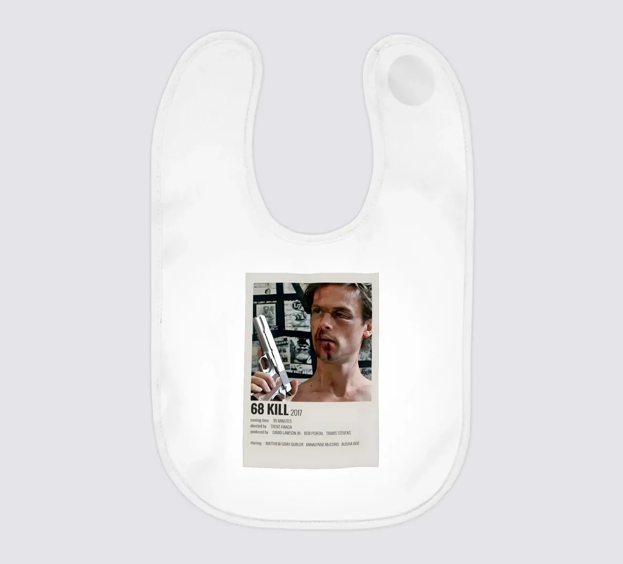 68 KILL 2017 baby bib by MVFminimalist