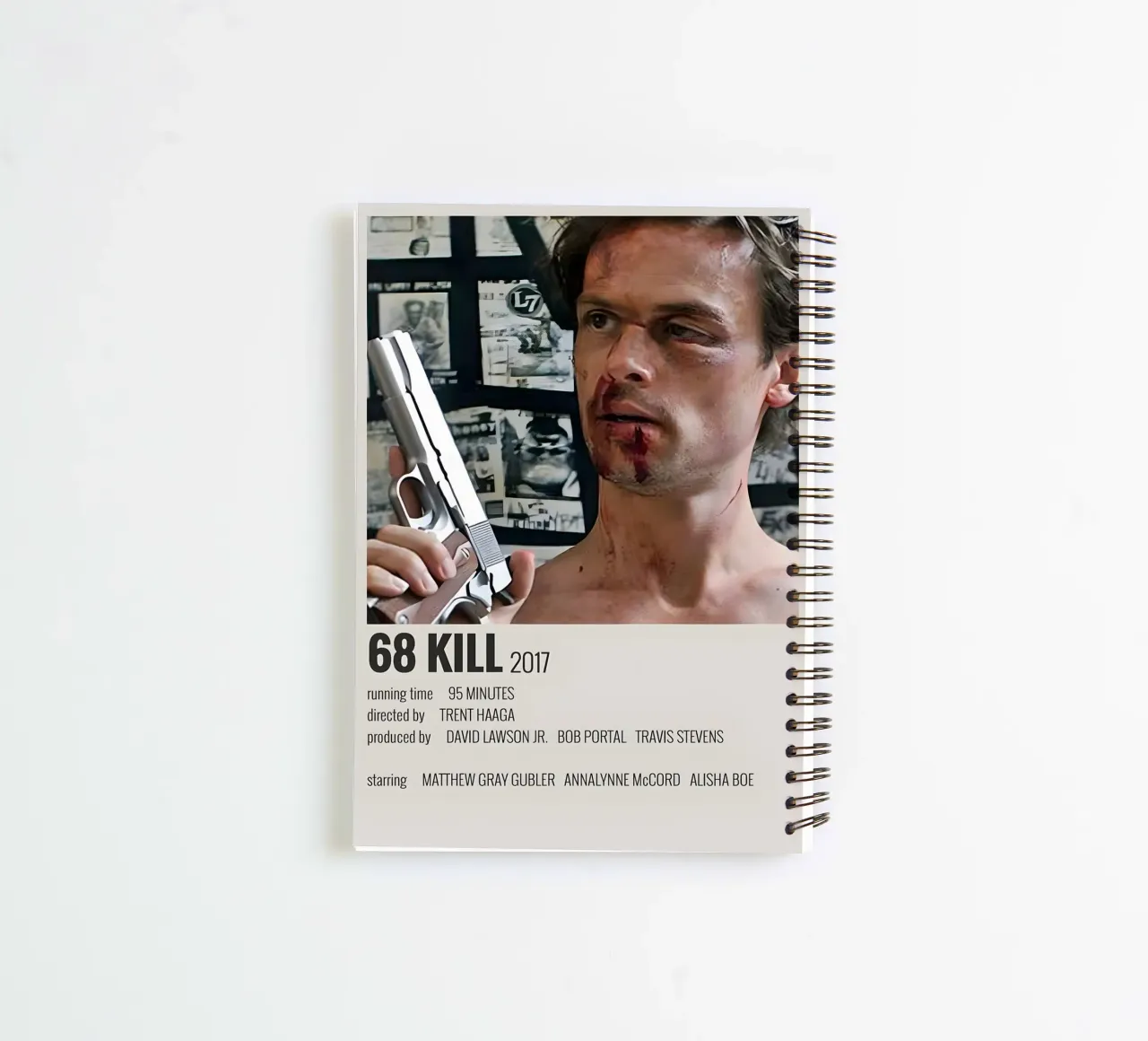 68 KILL 2017 spiral notebook by MVFminimalist