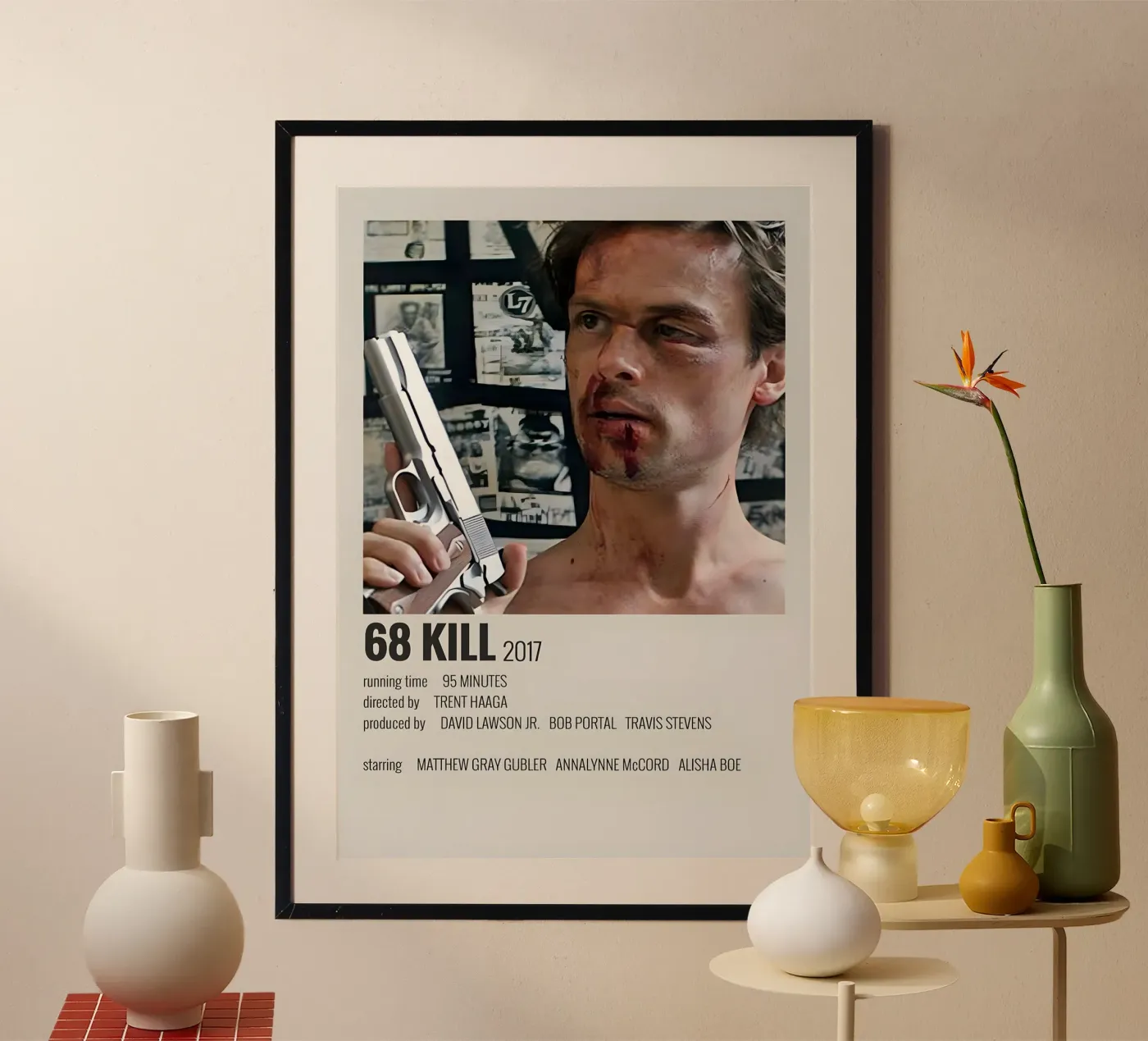 68 KILL 2017 poster by MVFminimalist