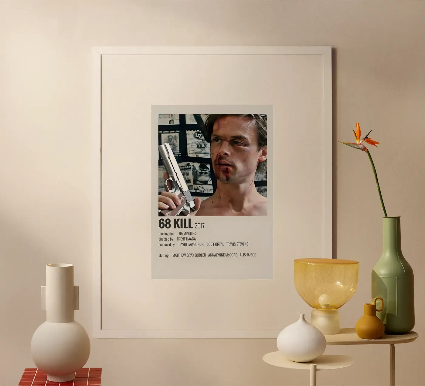 68 KILL 2017 poster by MVFminimalist