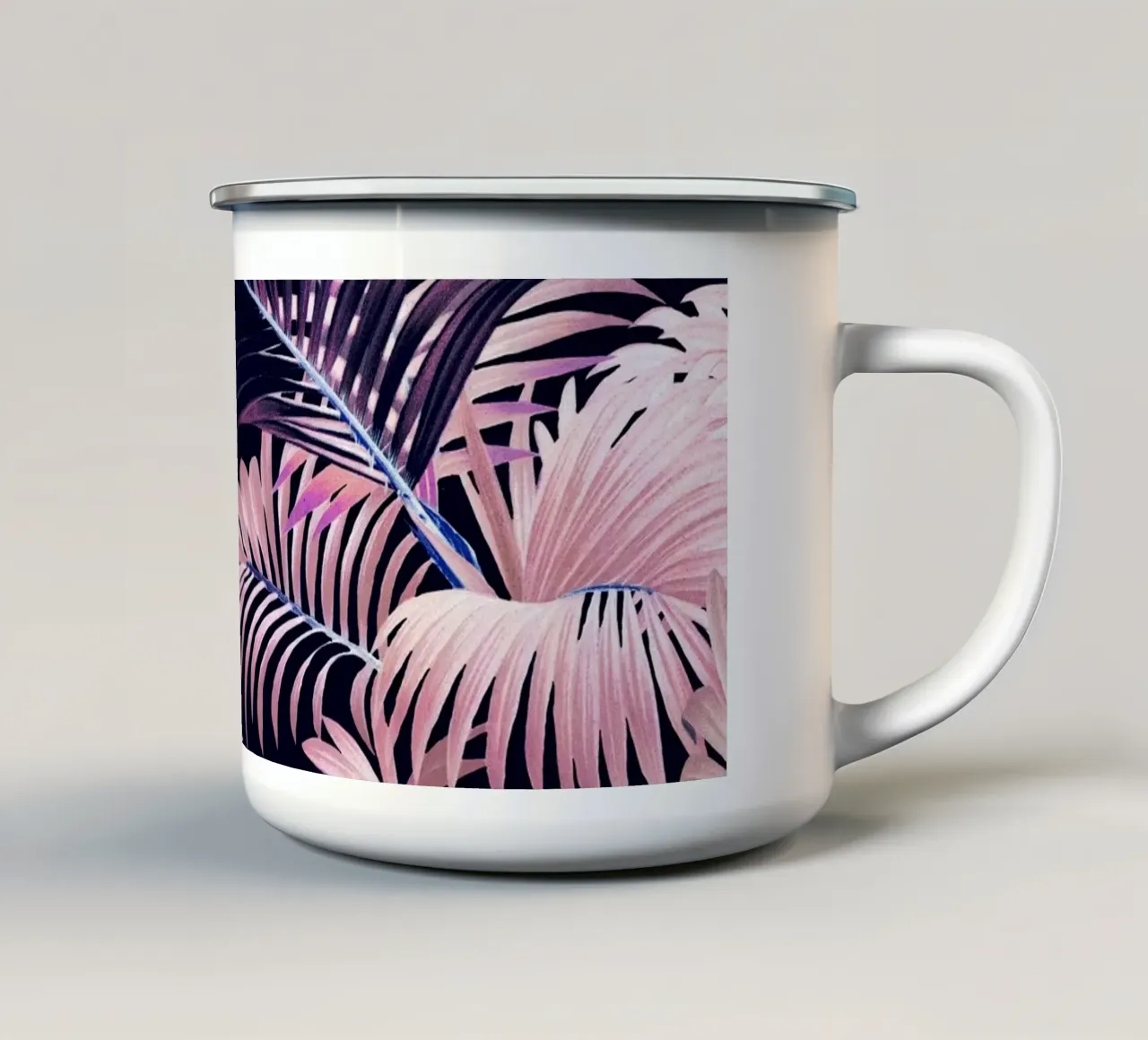 Tropical Magic Forest V tazza in smalto da burcukorkmazyurek