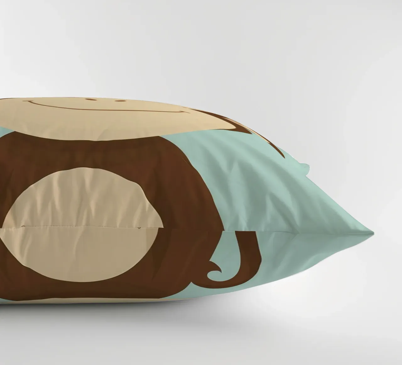 Scimmia felice cuscino da DesignDoodle