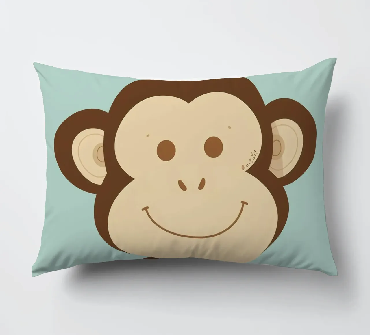 Scimmia felice cuscino da DesignDoodle