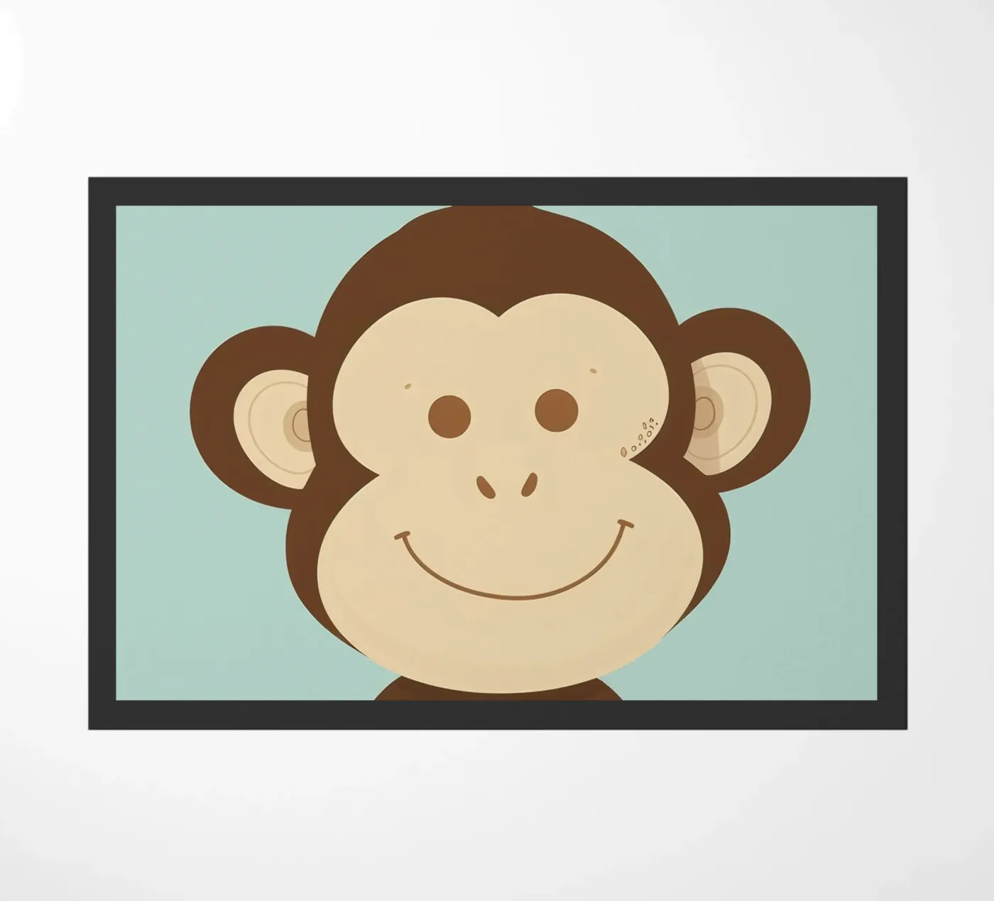 Scimmia felice zerbino da DesignDoodle