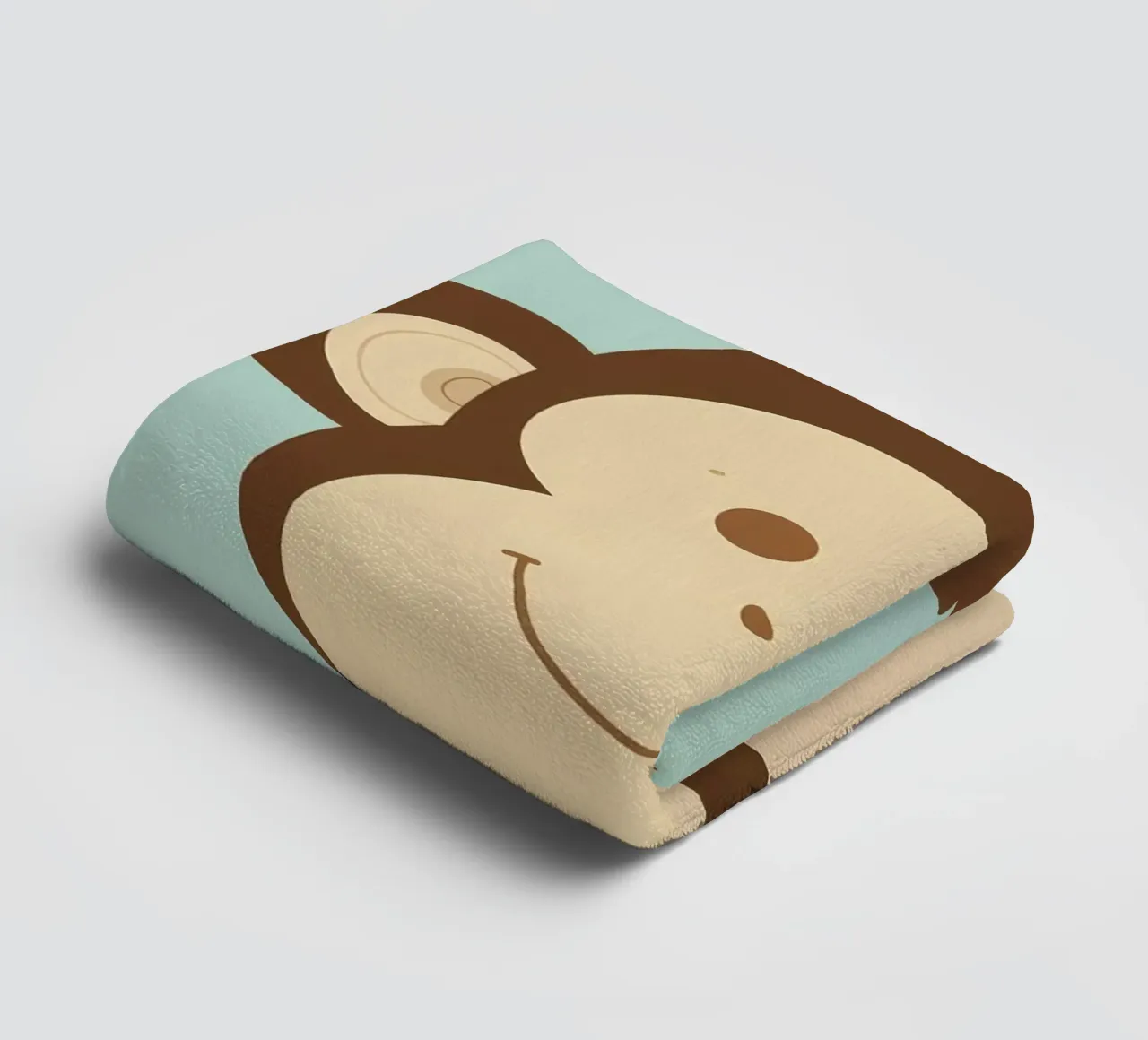 Scimmia felice asciugamano da bagno da DesignDoodle