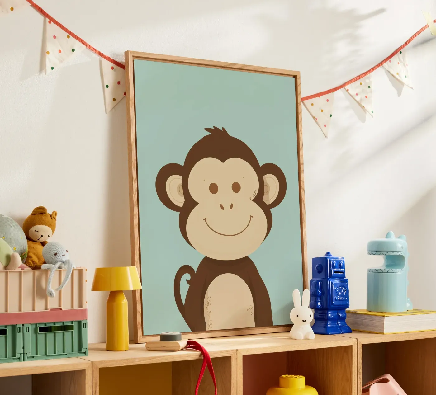 Happy Monkey plexiglass da DesignDoodle