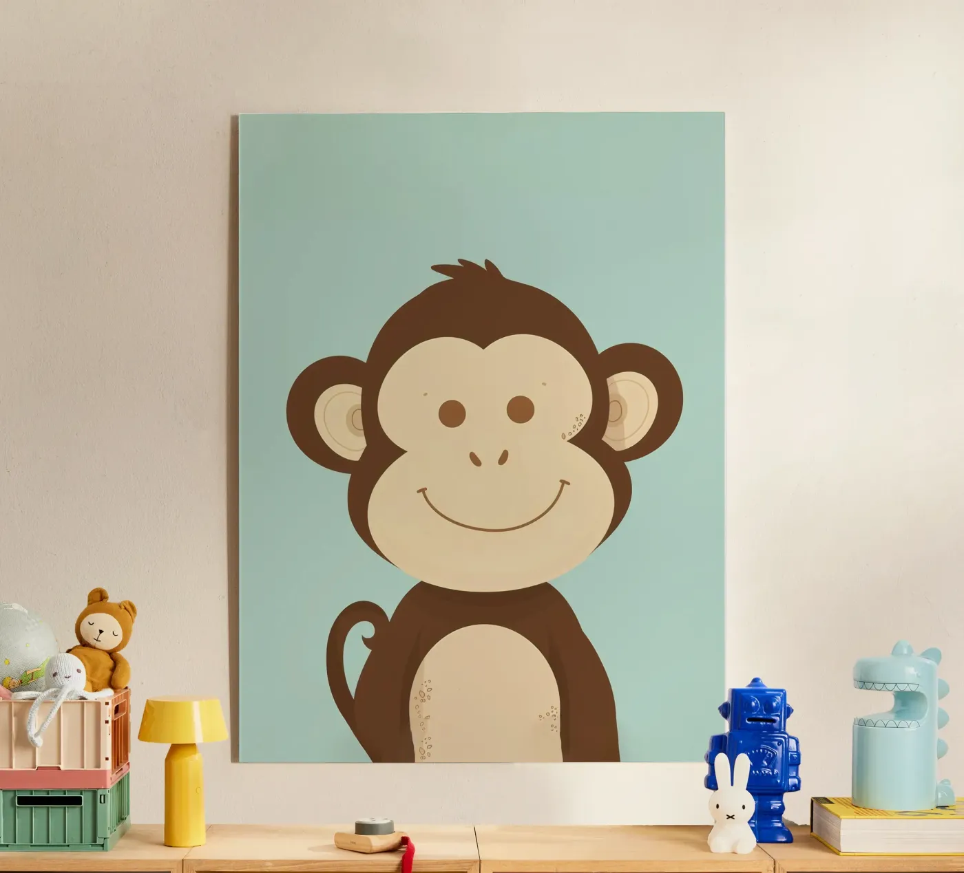 Happy Monkey plexiglass da DesignDoodle