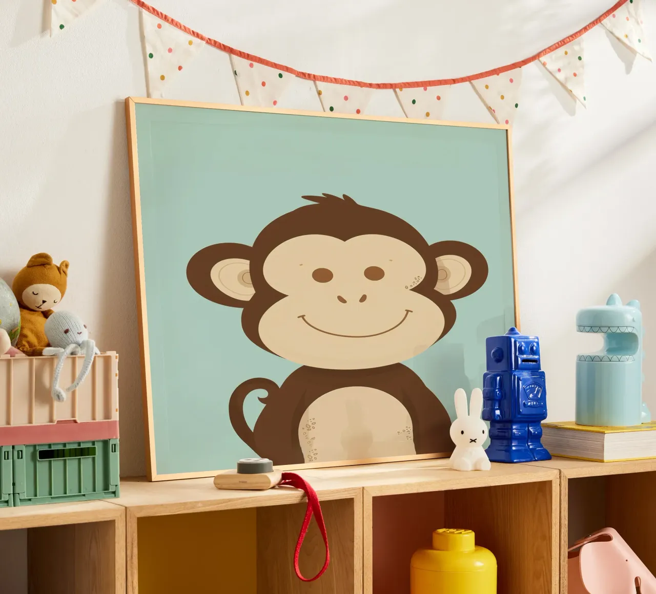 Scimmia felice poster da DesignDoodle