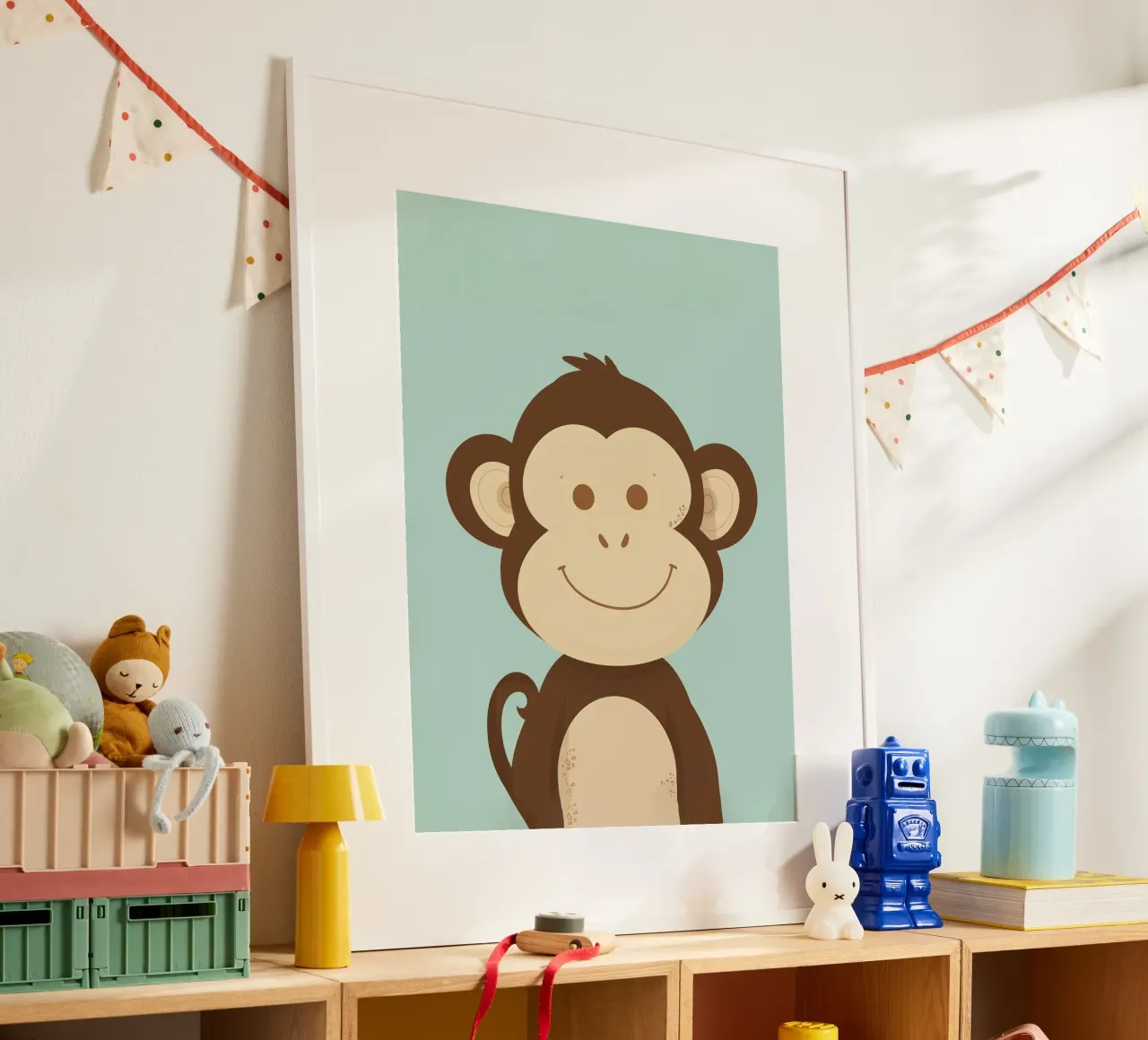 Scimmia felice poster da DesignDoodle