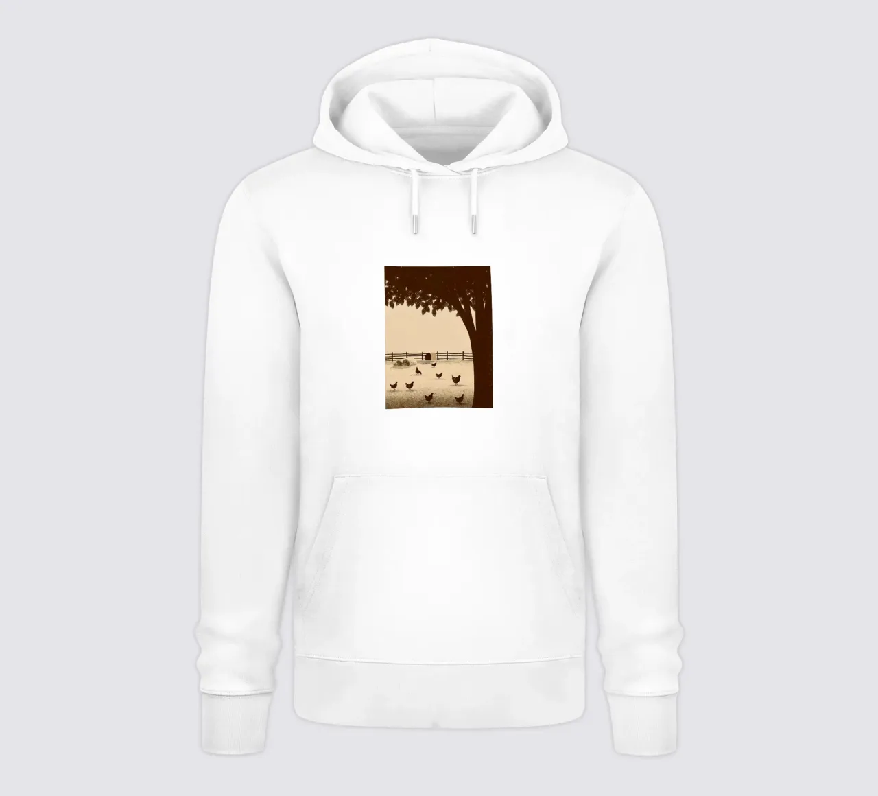 Fattoria dei polli felpa con cappuccio da SOUL SHOP
