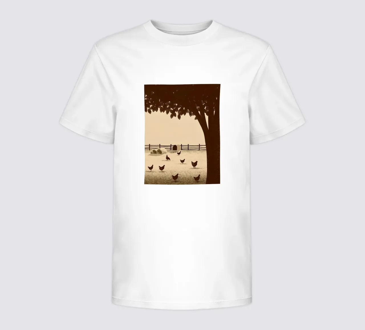 Ferme de poulet t-shirt enfant de SOUL SHOP