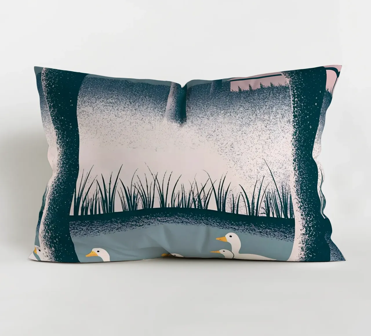 Duck Swim decorative cushion by SOUL SHOP