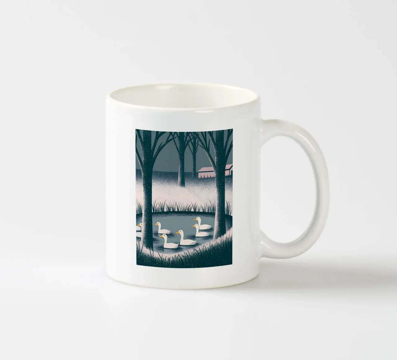 Nuotare con le anatre tazza in ceramica da SOUL SHOP