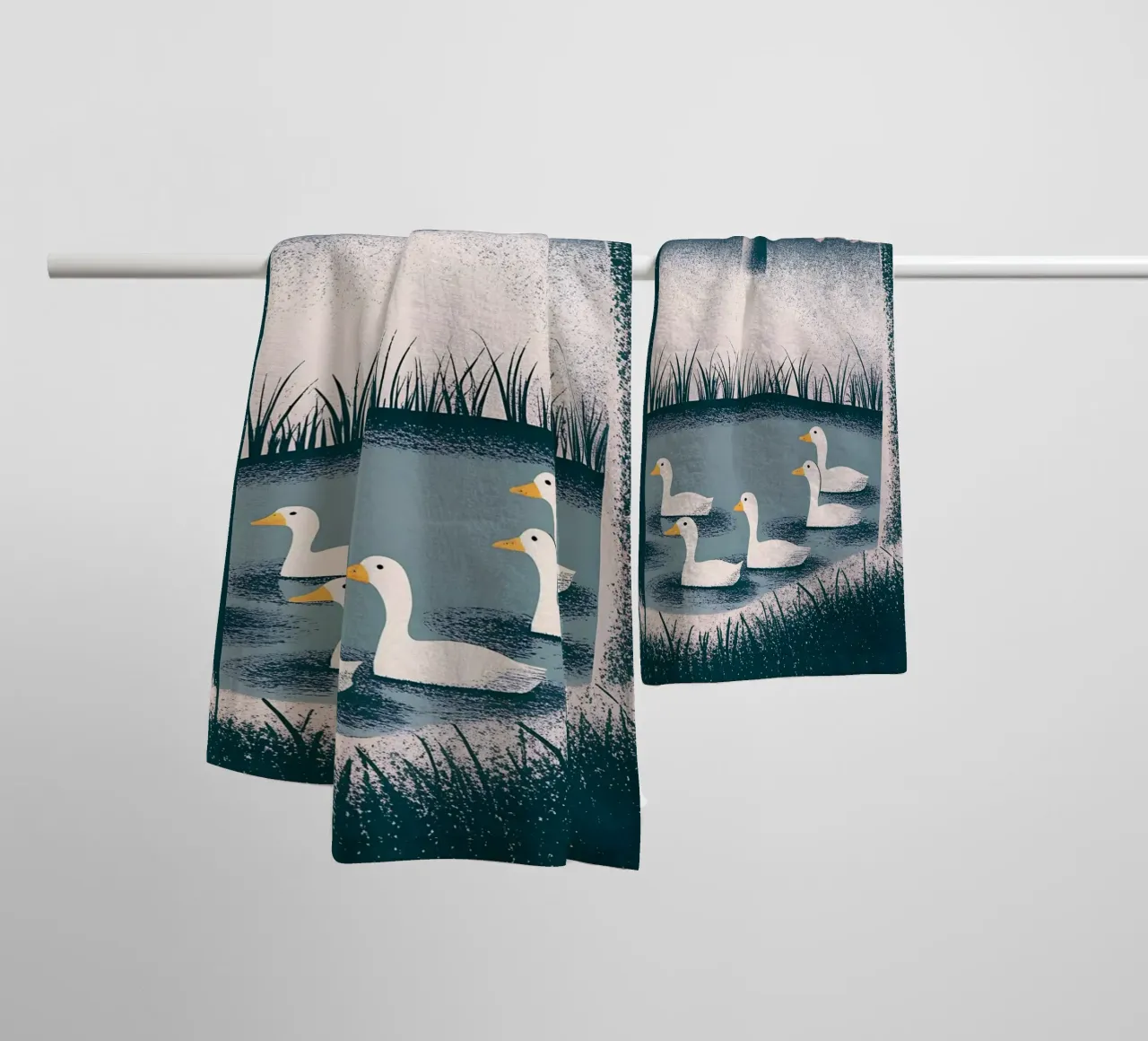 Nuotare con le anatre asciugamano da bagno da SOUL SHOP