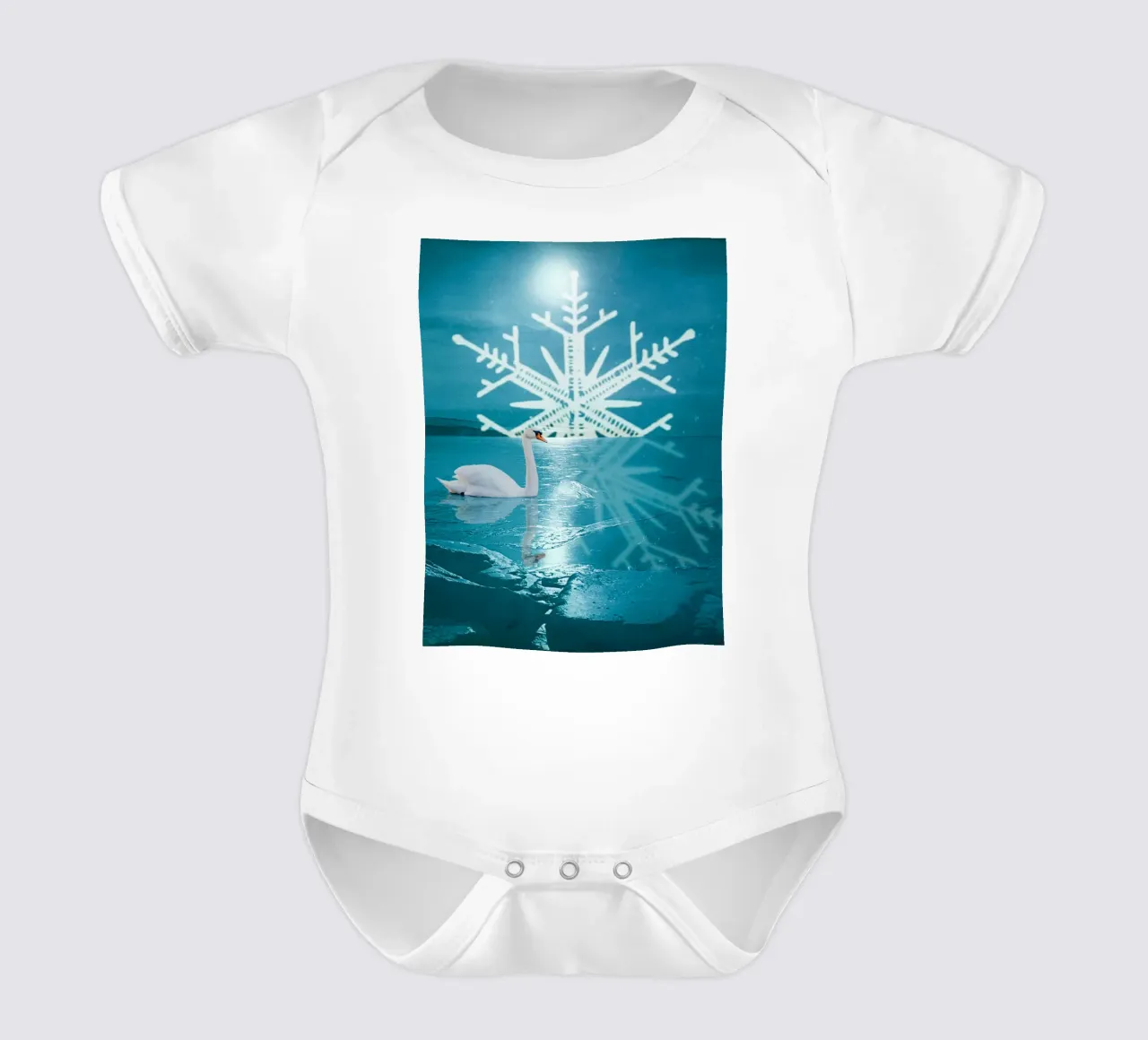 Swan Lake body neonato maniche corte da MsGonzalez