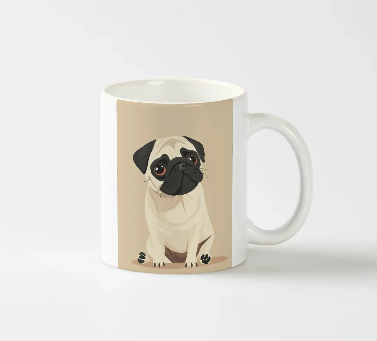 Amore per i carlini tazza in ceramica da DesignDoodle