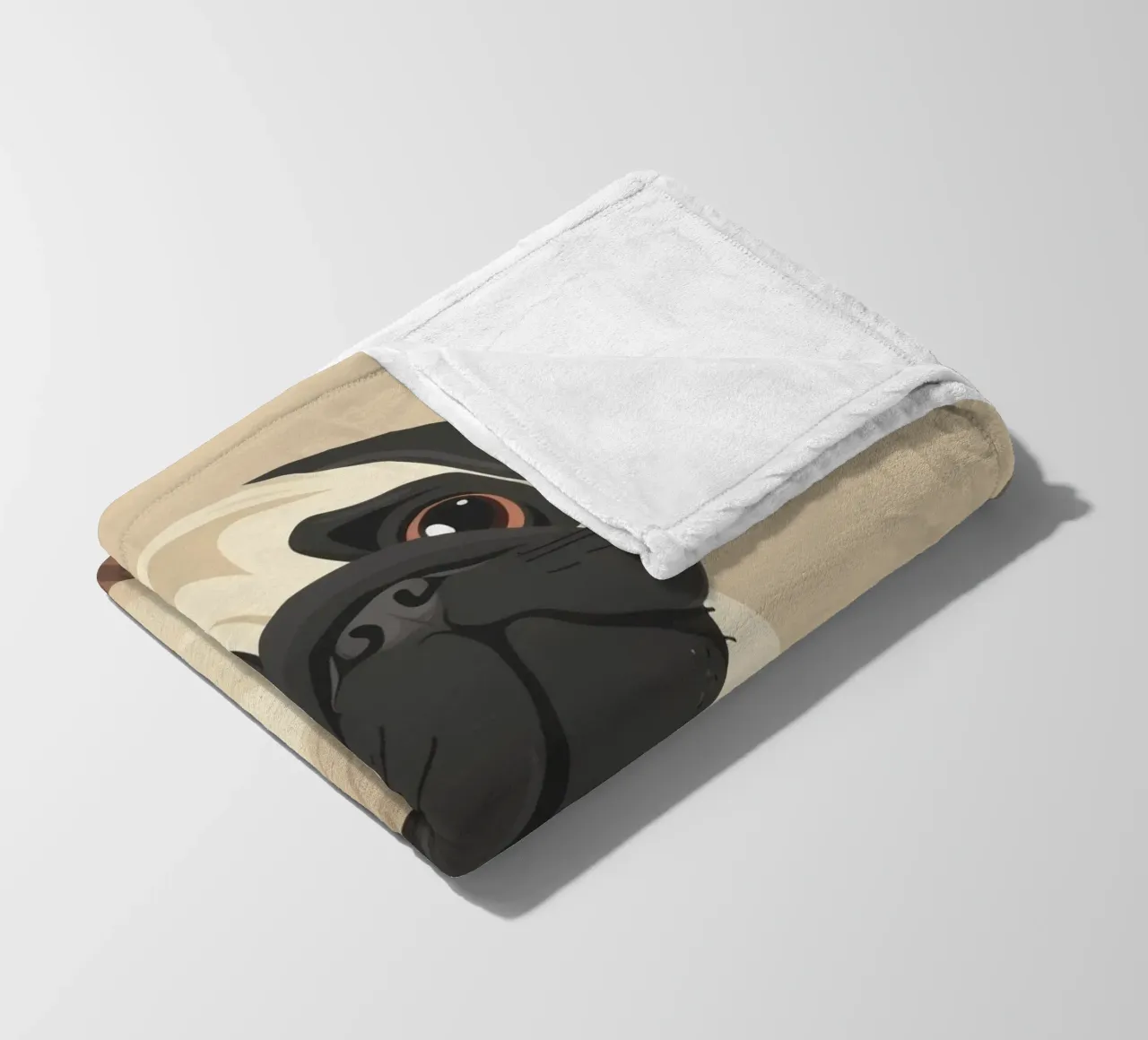 Amore per i carlini coperta in pile da DesignDoodle