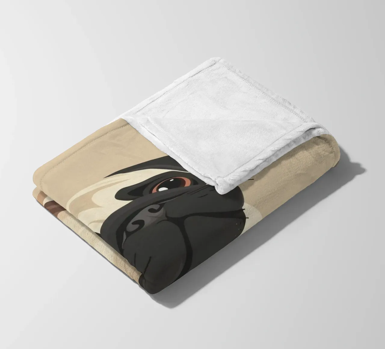 Amore per i carlini coperta in pile da DesignDoodle
