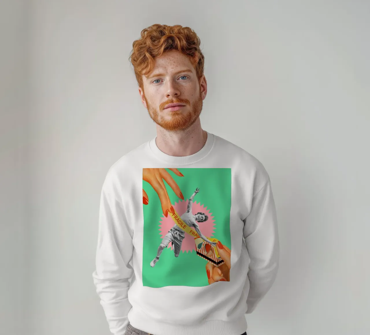 Fragile Masculinity Sweatshirt von MsGonzalez